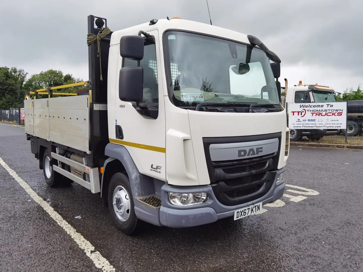 2017 DAF LF 150 4X2 with 13ft dropside body - Image 1