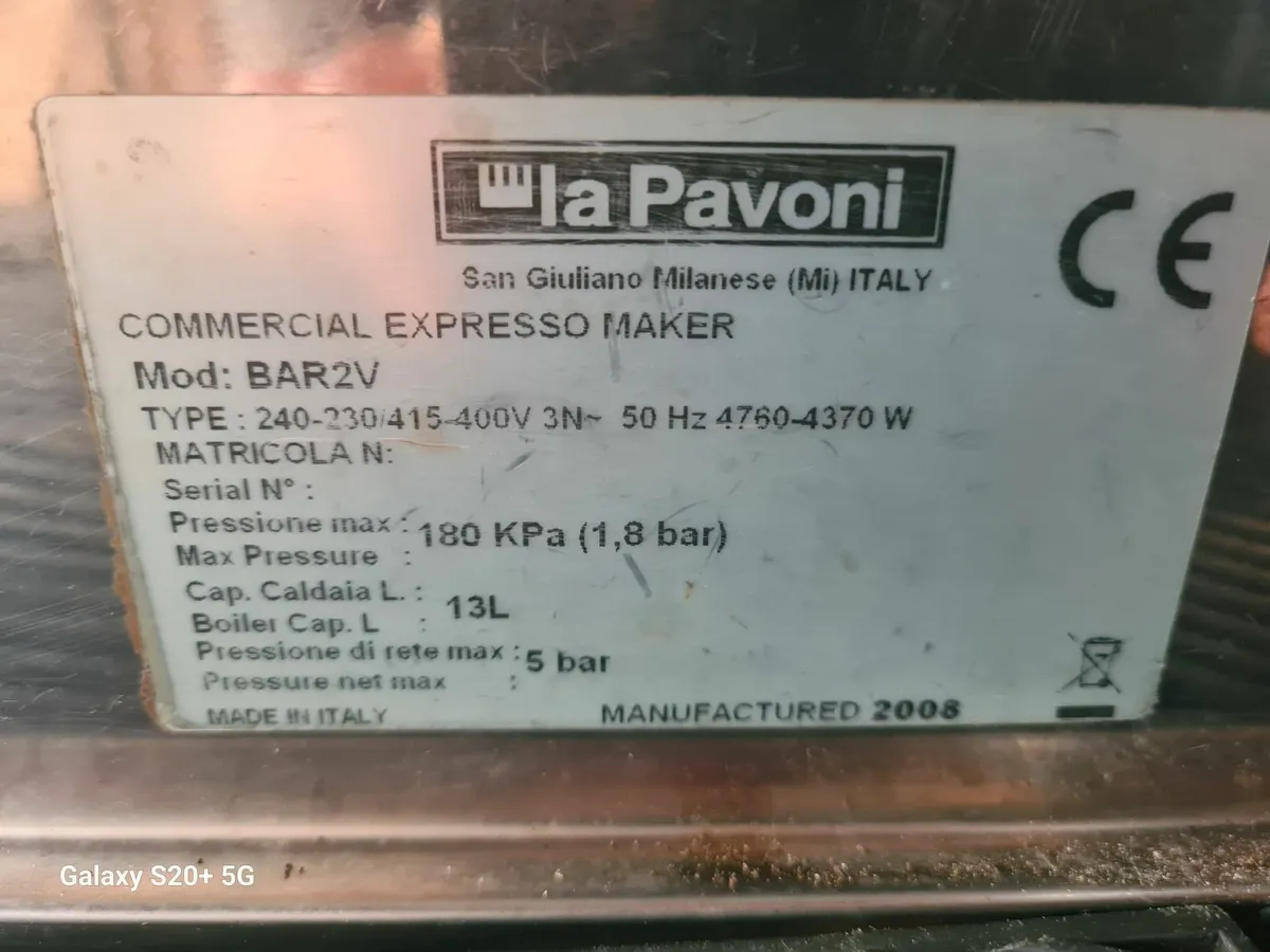 coffee machine, La Pavoni - Image 2
