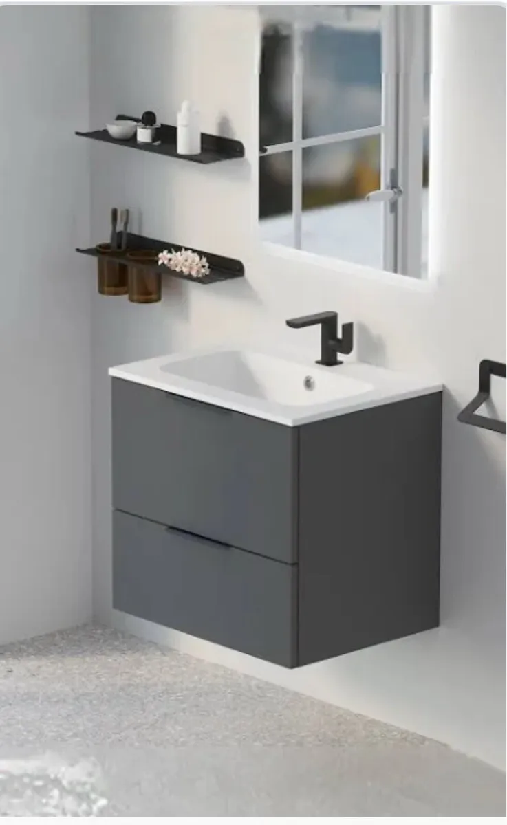 Bathroom Wall Mounted Sink Unit - Image 1