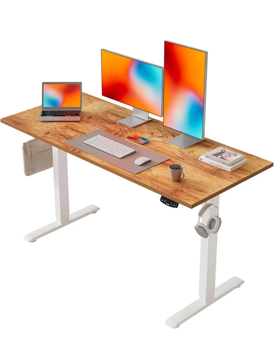 Electric Standing Desk, 120 x 60 cm Height Adjusta - Image 1