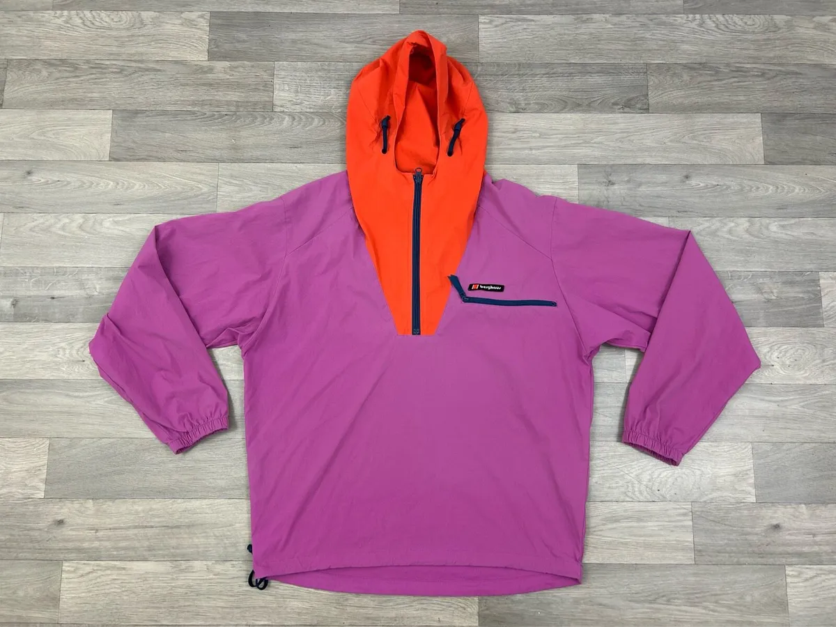 Berghaus Retro Half Zip Anorak Jacket Mens Medium - Image 1
