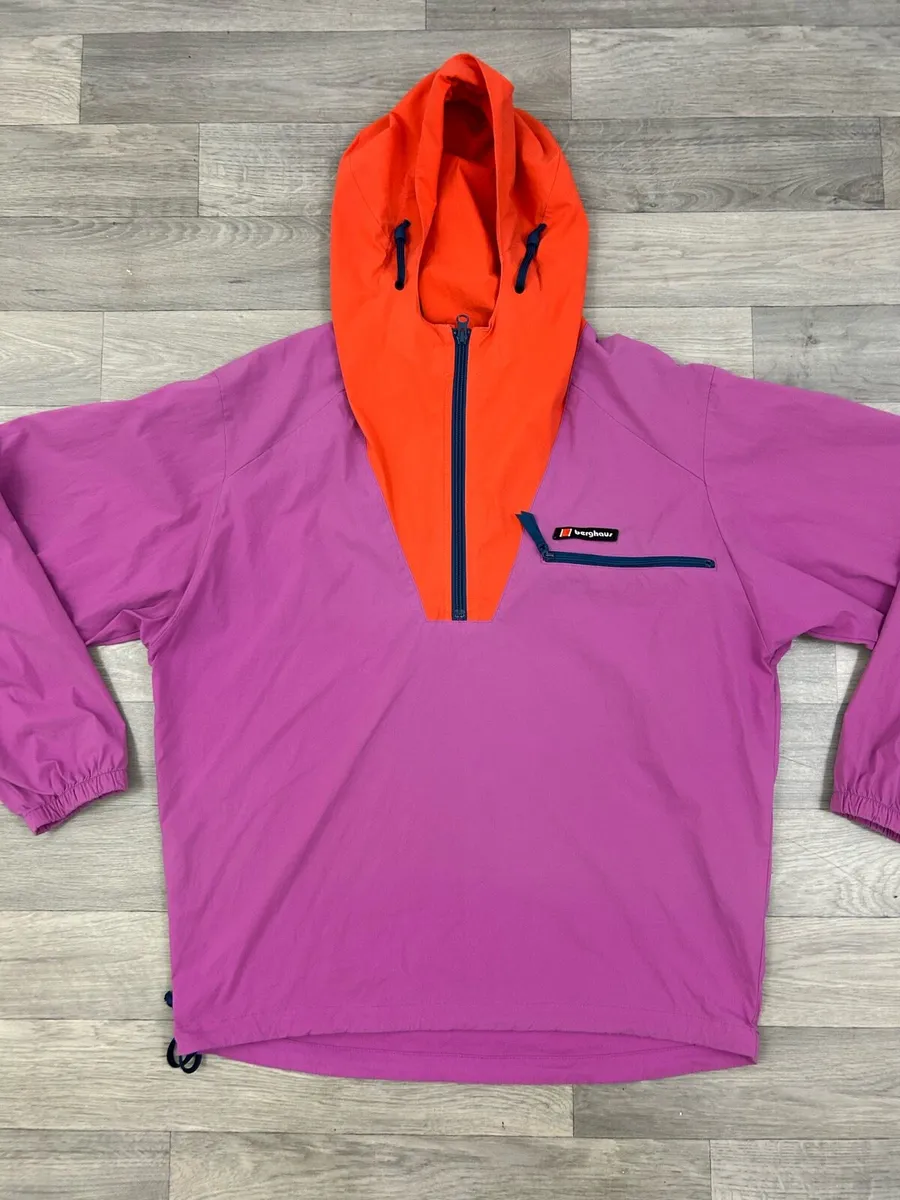 Berghaus Retro Half Zip Anorak Jacket Mens Medium - Image 2