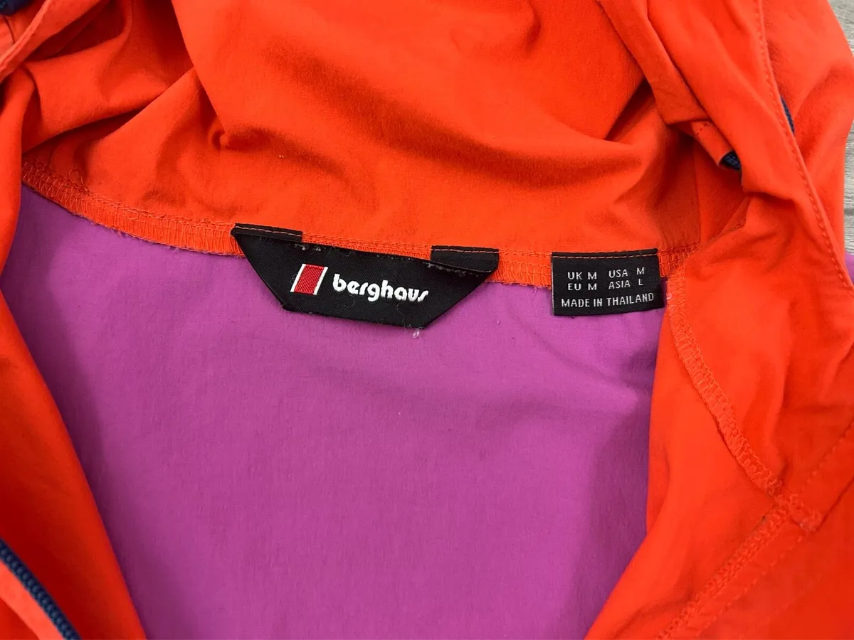 Berghaus Retro Half Zip Anorak Jacket Mens Medium - Image 4