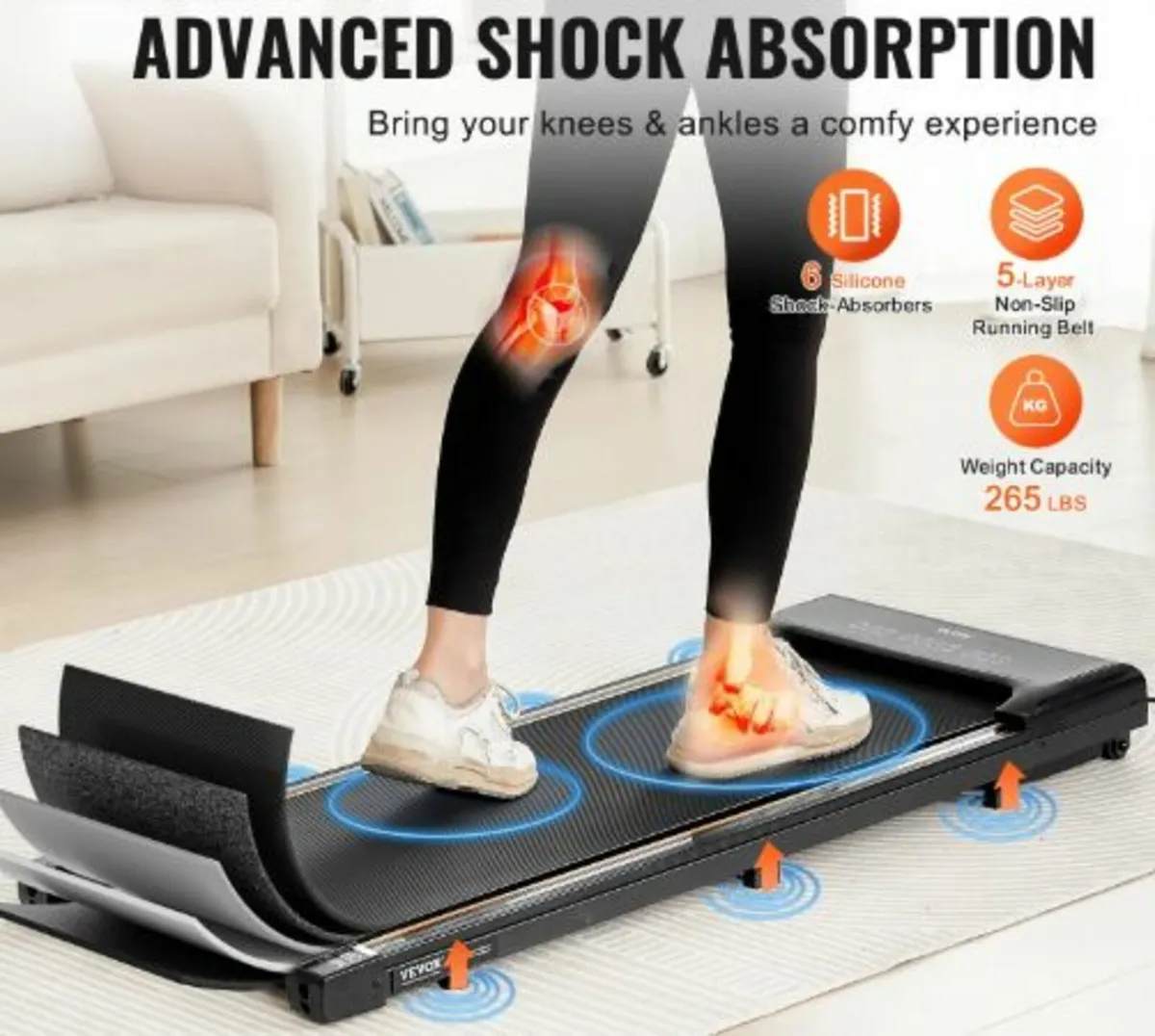 Walking Pad Under Desk Treadmill for Home Office - Image 3