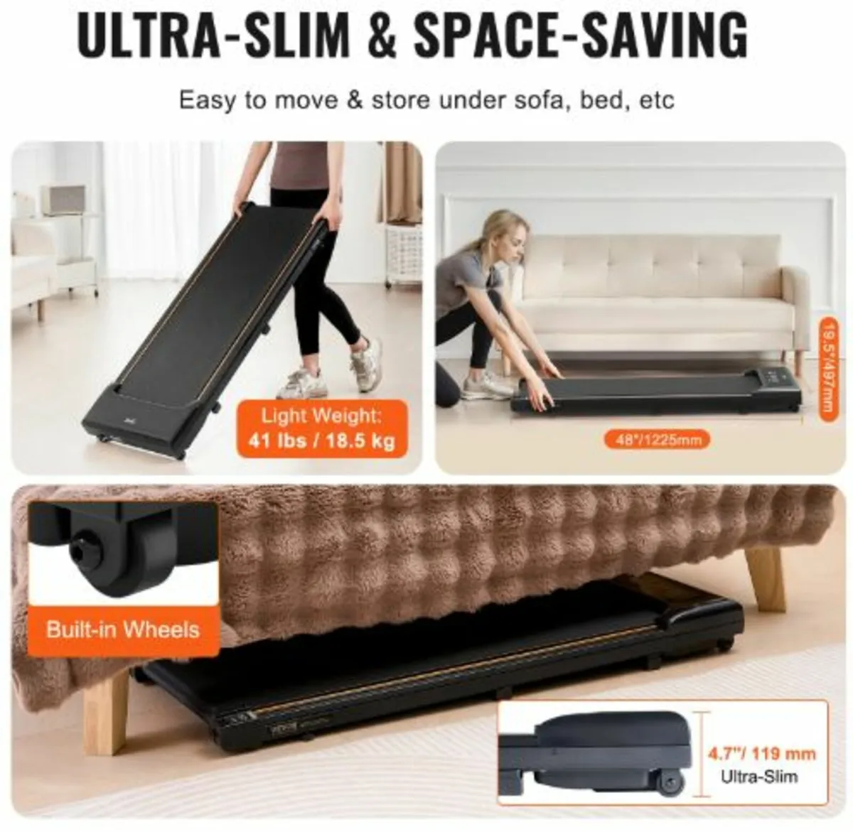 Walking Pad Under Desk Treadmill for Home Office - Image 4
