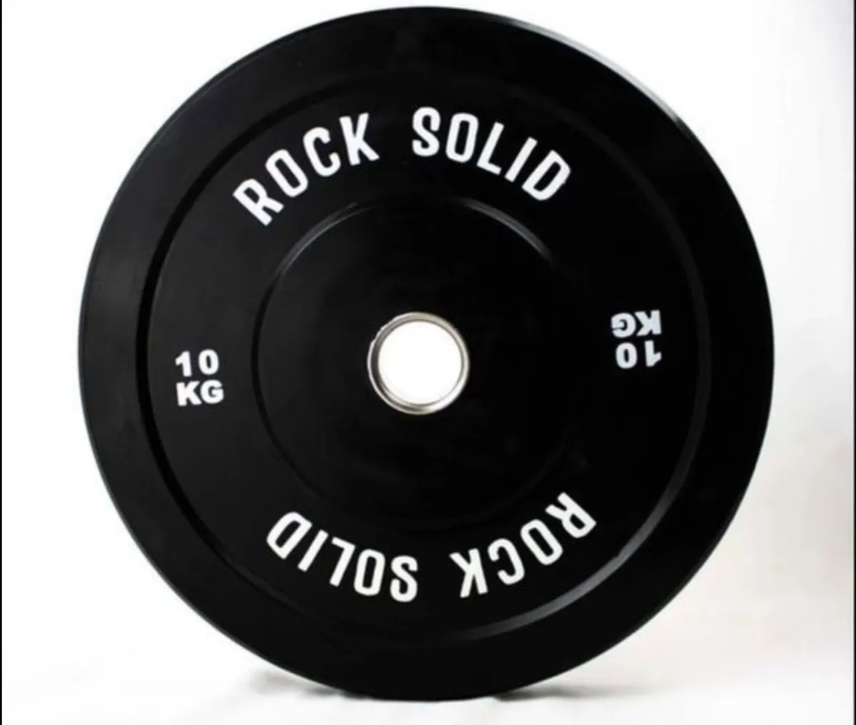 Olympic Barbell and 100kg bumper plates (new) - Image 3