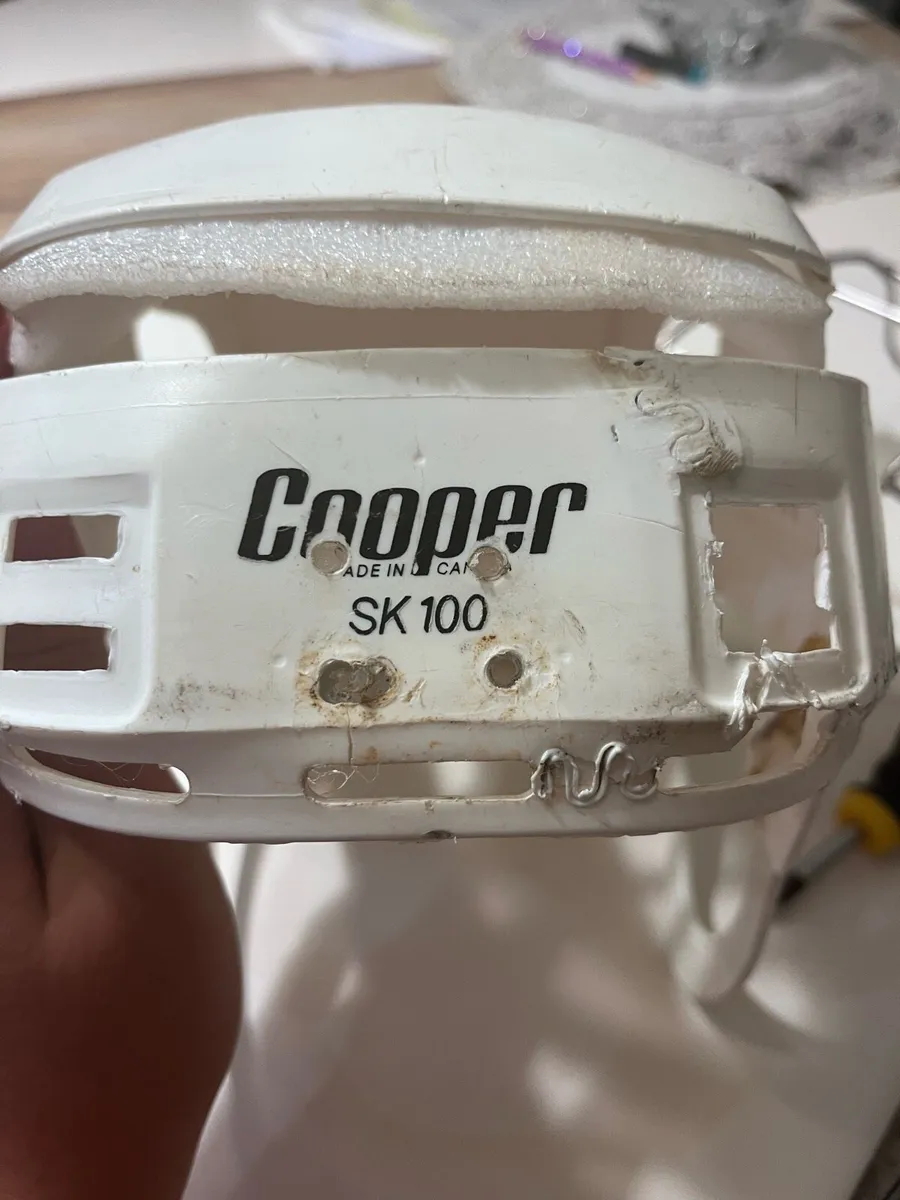 Oldstyle white cooper helmet - Image 1