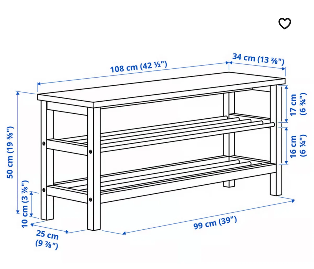 Shoe Storage Bench - Image 3