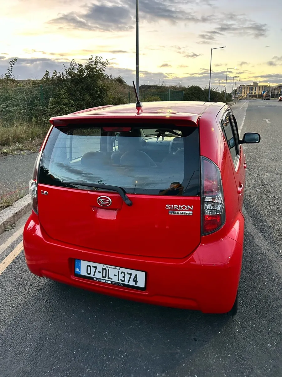 2007 Daihatsu Sirion Sport 1.3 Nct & Tax - Image 3