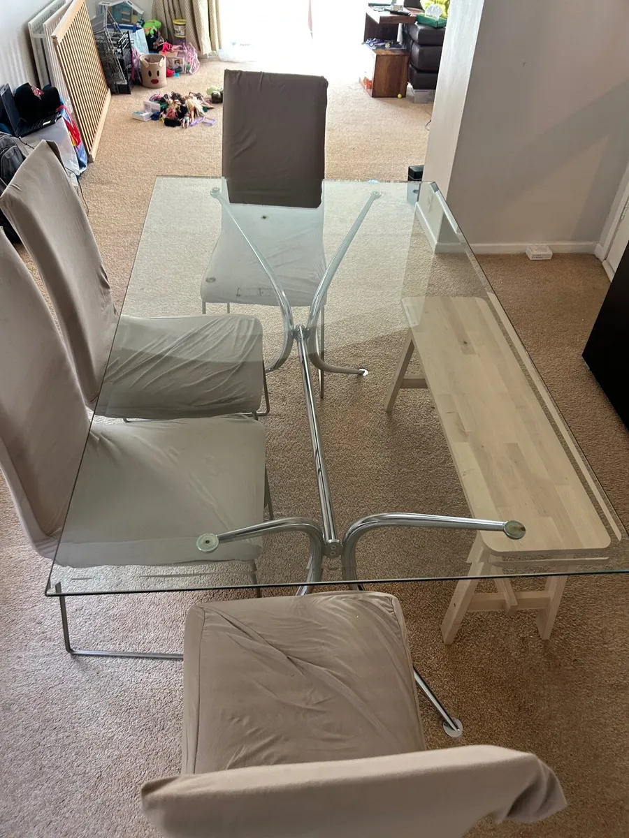Glass Dining table - Image 2