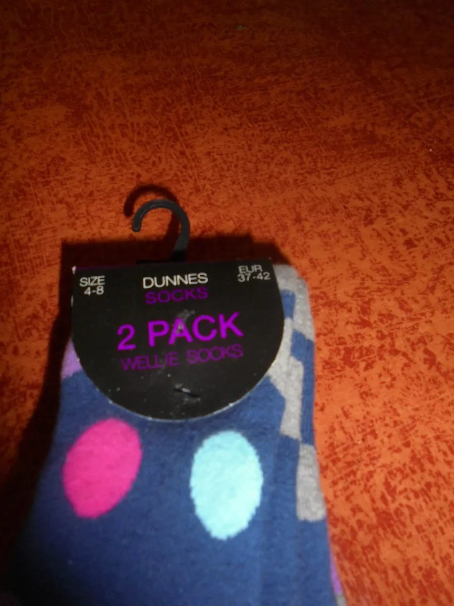 Wellie Socks x 2 for Sale - Image 2