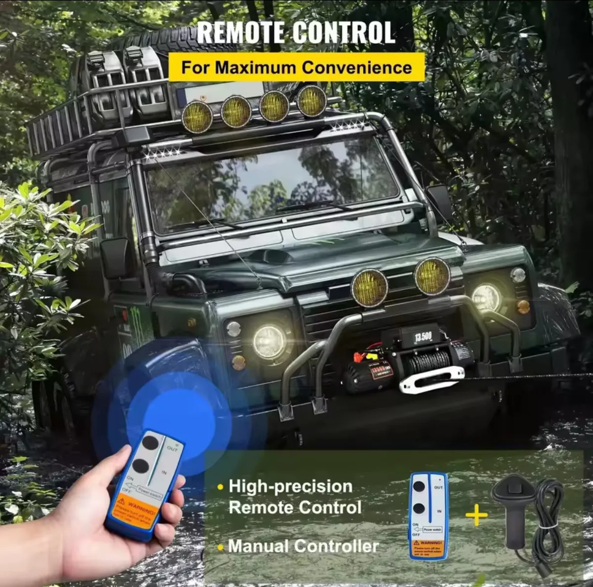 New Electric Winch 12v 6tone heavy duty - Image 2