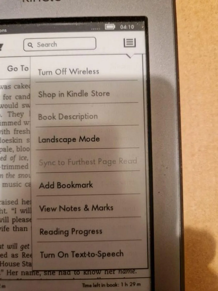 Amazon Kindle Touch D01200 eBook Reader 4th Gen 4G - Image 3