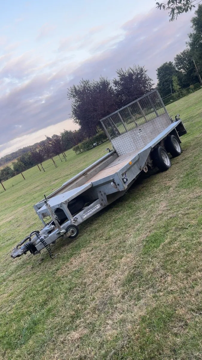 12x6,1Ifor Williams plant trailer - Image 1