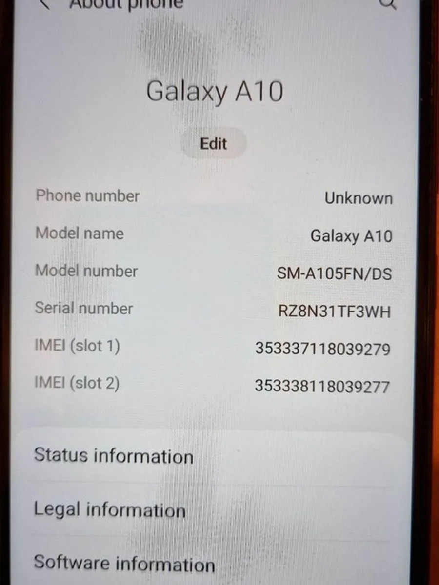Samsung Galaxy A10, 2GB RAM, 32GB HDD Dual Sim, in - Image 2