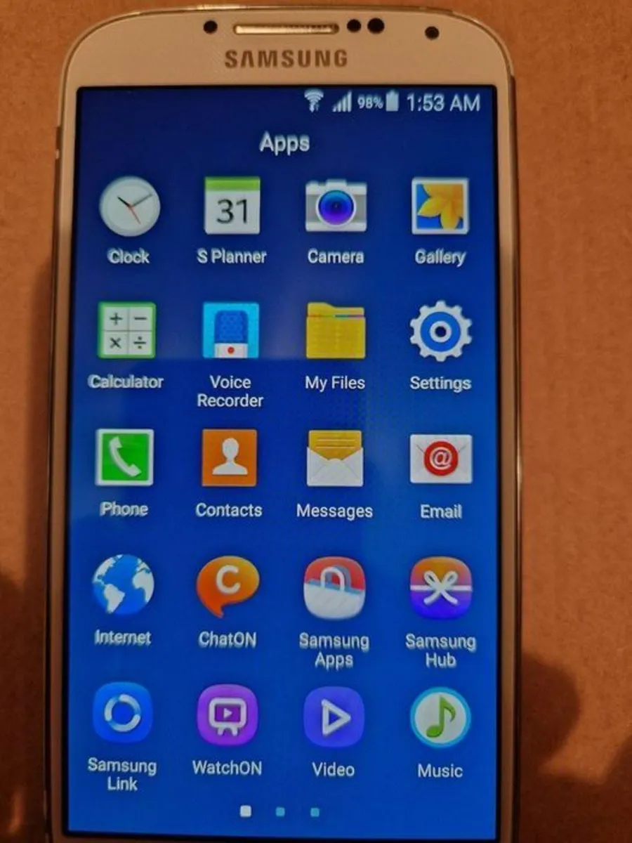 Samsung Galaxy S4, Model GT-I9505, White, 16GB, Ex - Image 2