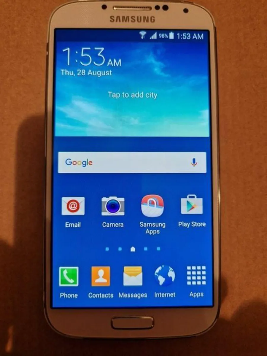 Samsung Galaxy S4, Model GT-I9505, White, 16GB, Ex - Image 3