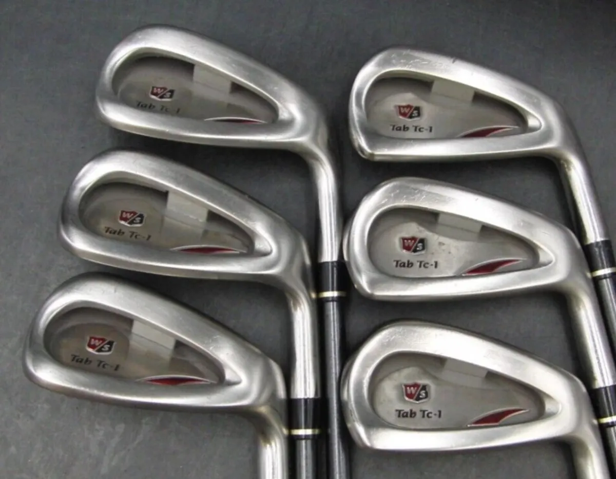 Set of 6 x Wilson Staff Irons Stiff Graphite Shaft - Image 1
