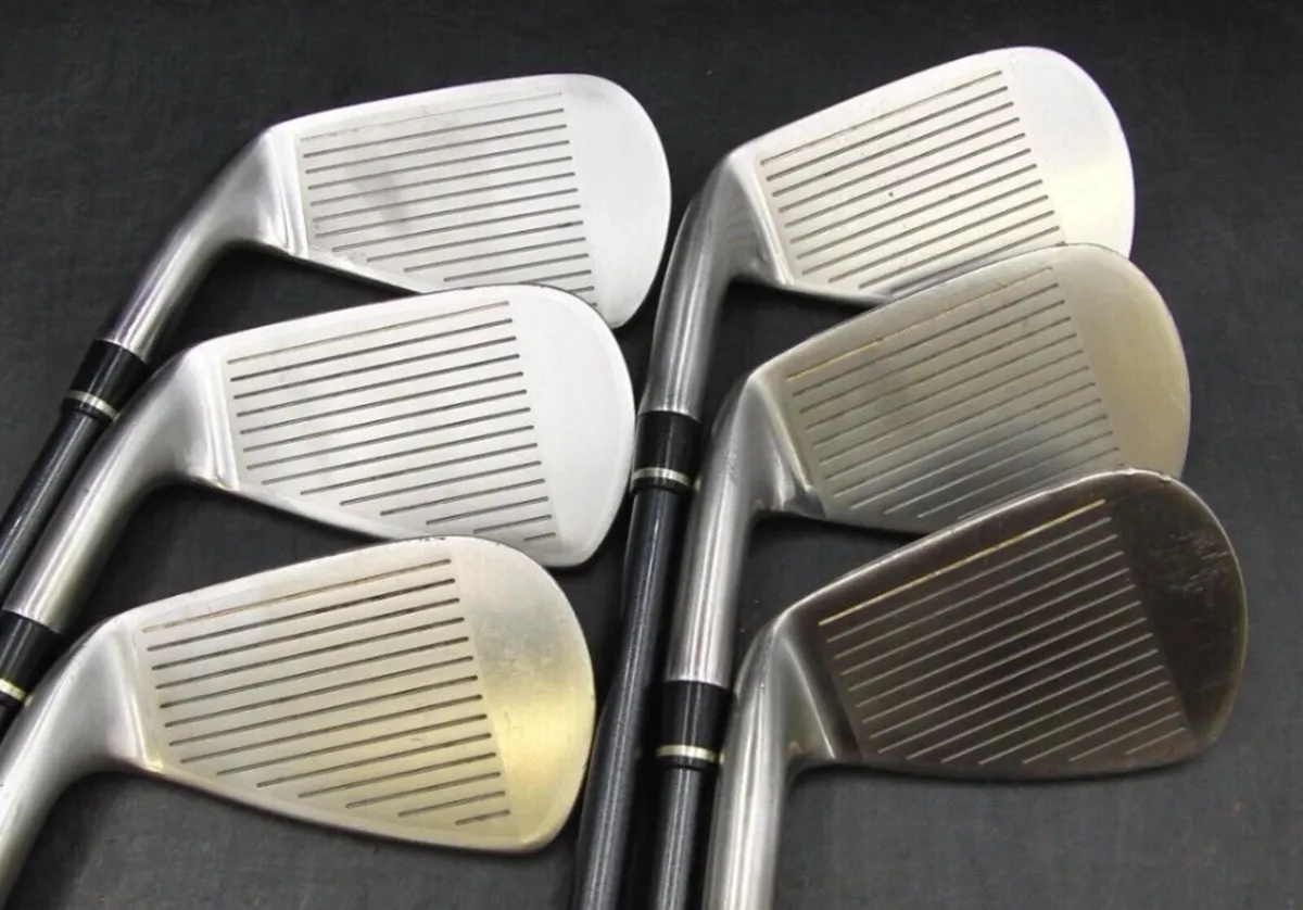 Set of 6 x Wilson Staff Irons Stiff Graphite Shaft - Image 4