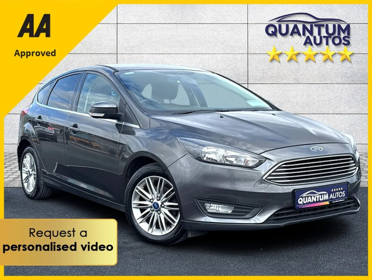 Ford Focus 2017 ZETEC 1.5 TDCI €68 P/W WITH NO CAS - Image 1