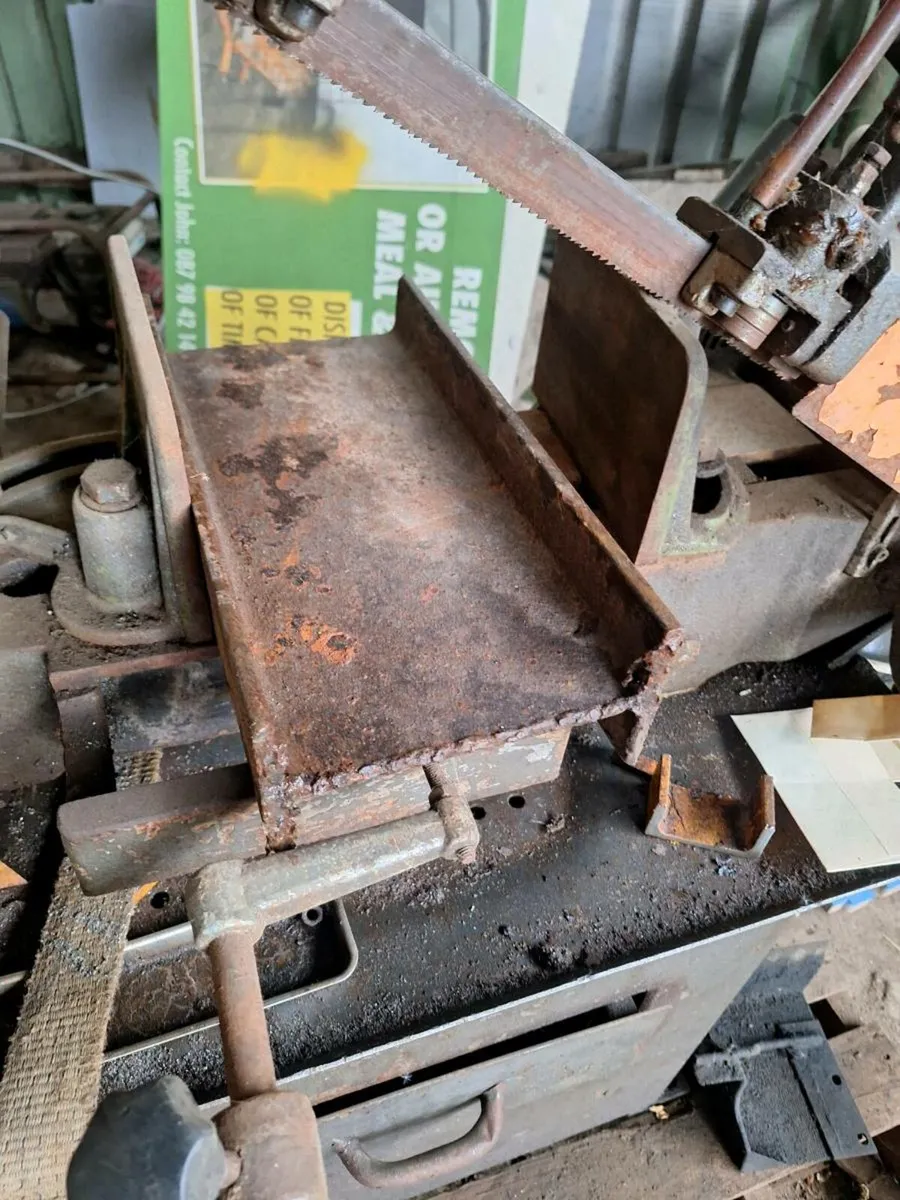 Steel band saw single phase garage equiptment - Image 3