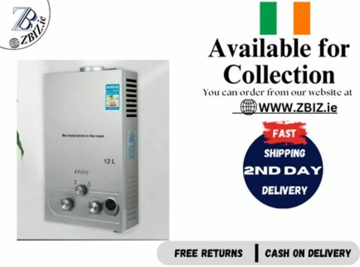 12L Gas Instantaneous Water Heater LPG - Image 1