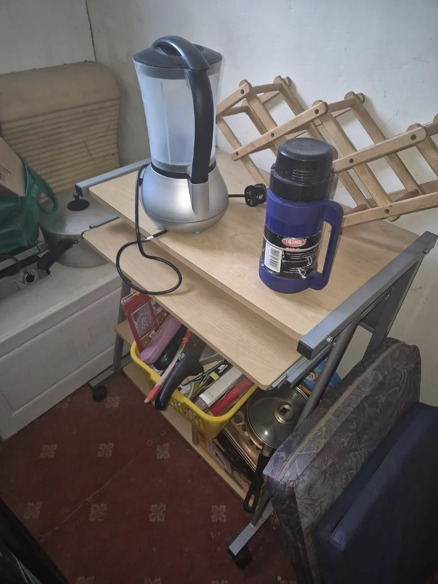 Desk and Press/Cupboard Unit - Image 2
