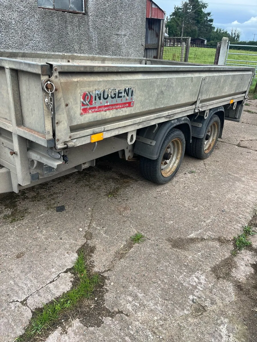 Nugent drop side builders trailer - Image 1