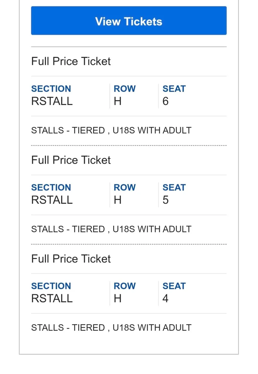 Daniel O Donnell Tickets * 3, INEC, 30th August