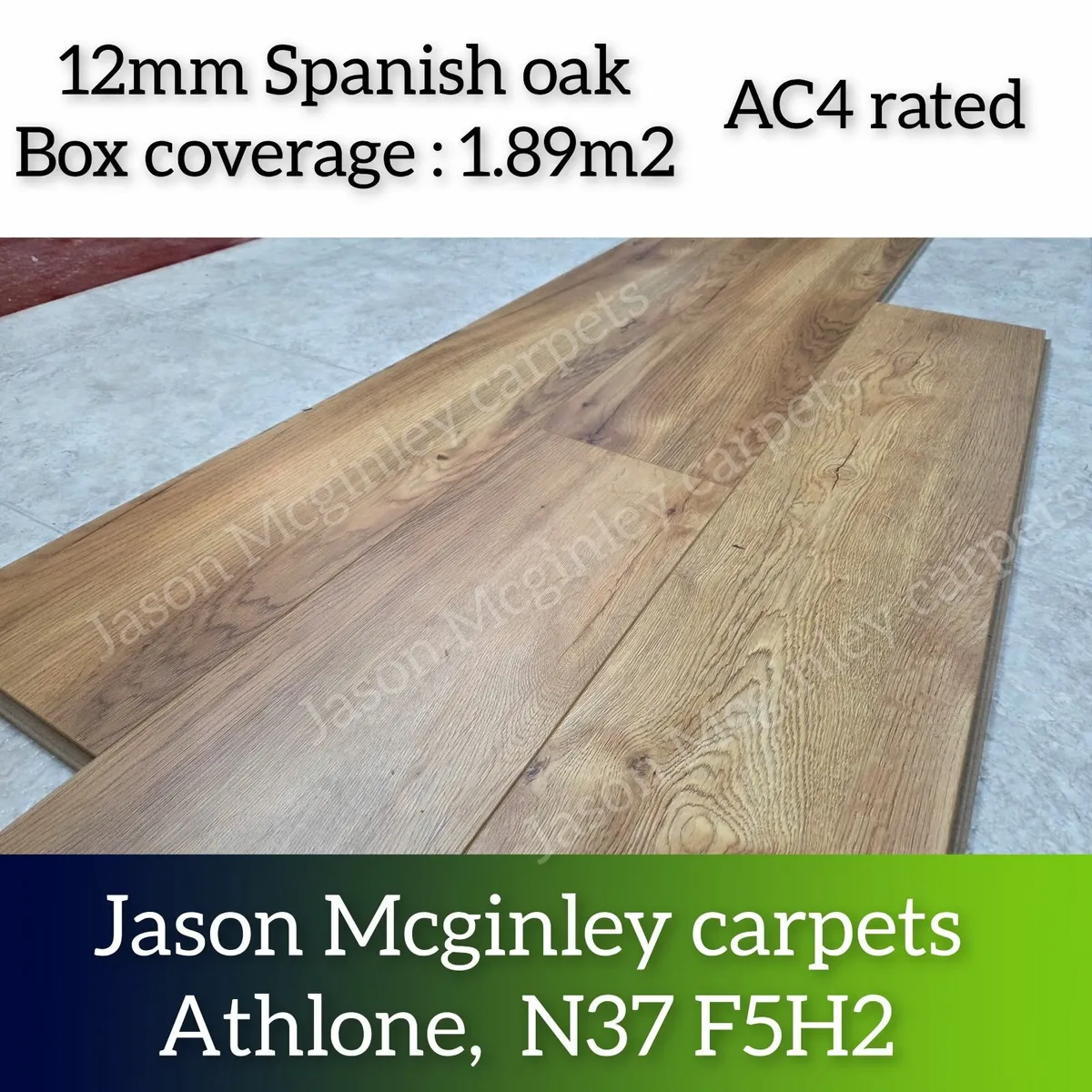 12mm Matte finish flooring -ATHLONE WAREHOUSE - Image 2