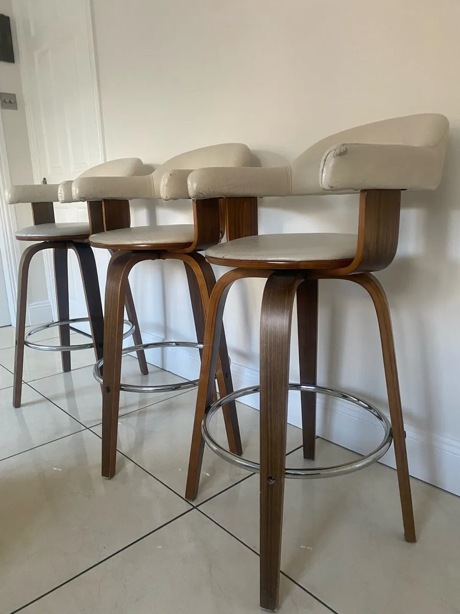 Three Bar/ Kitchen Counter Stools - Image 1