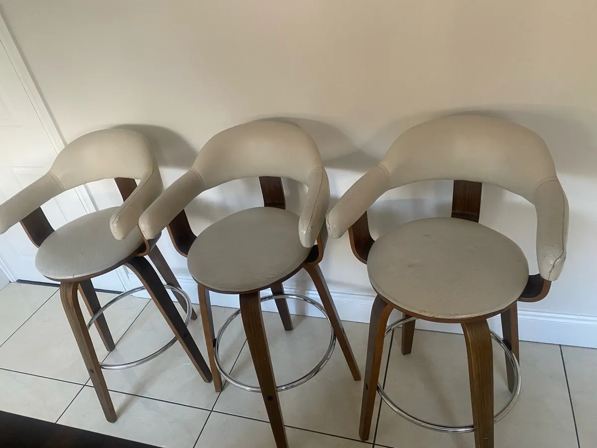 Three Bar/ Kitchen Counter Stools - Image 2