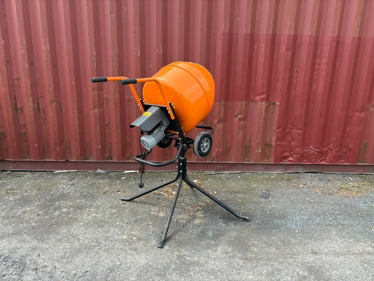 New Jobsite 220/240v electric cement mixer - Image 2