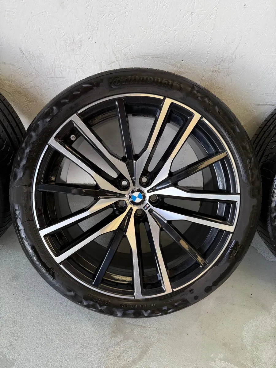 Genuine BMW 22” 742M Alloy wheels x5 x6 G05 G06 - Image 4
