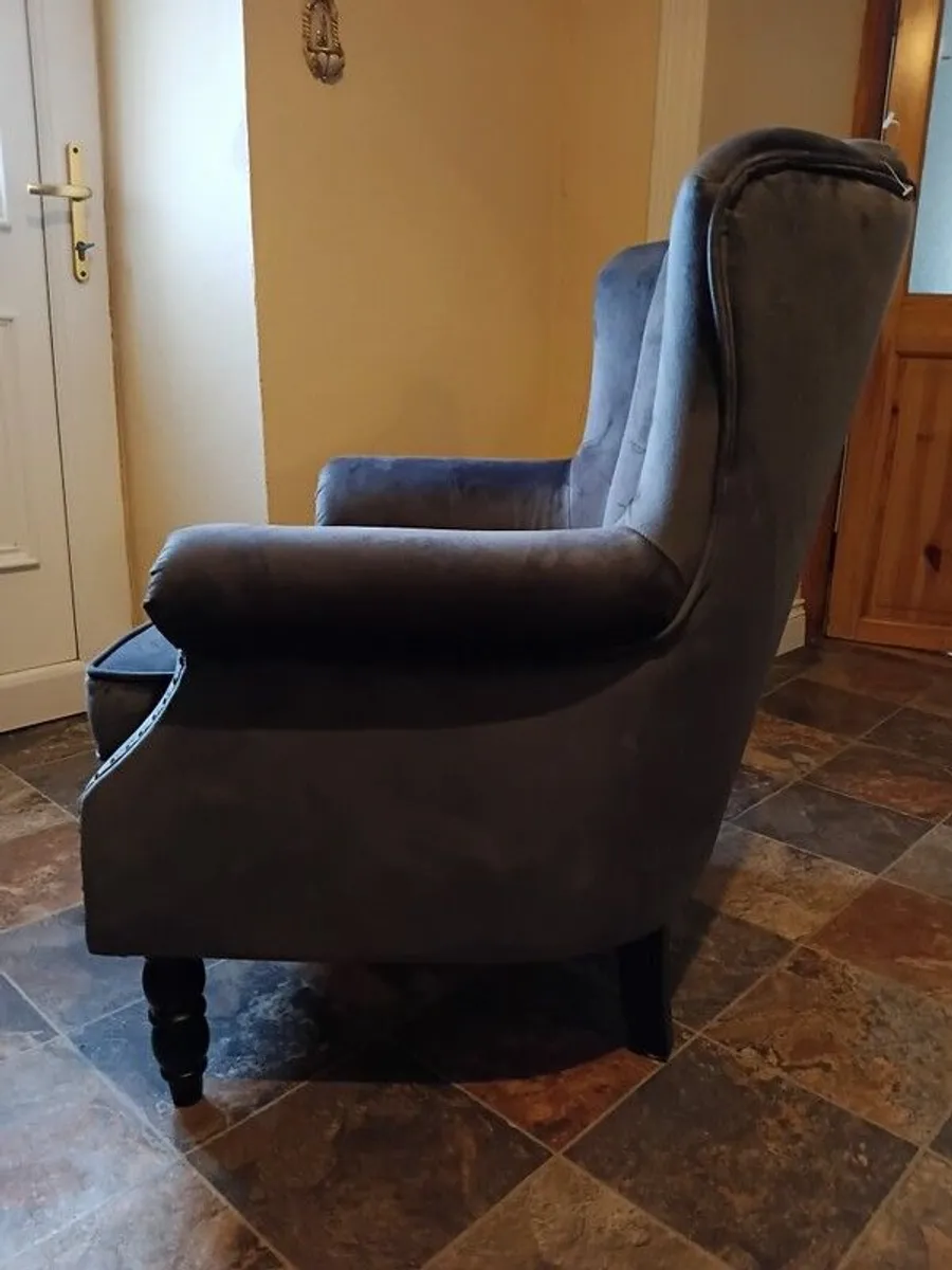 Grey Armchair - Image 3