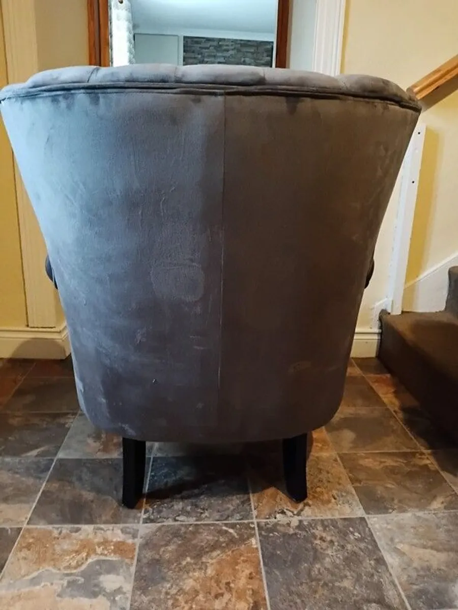 Grey Armchair - Image 4