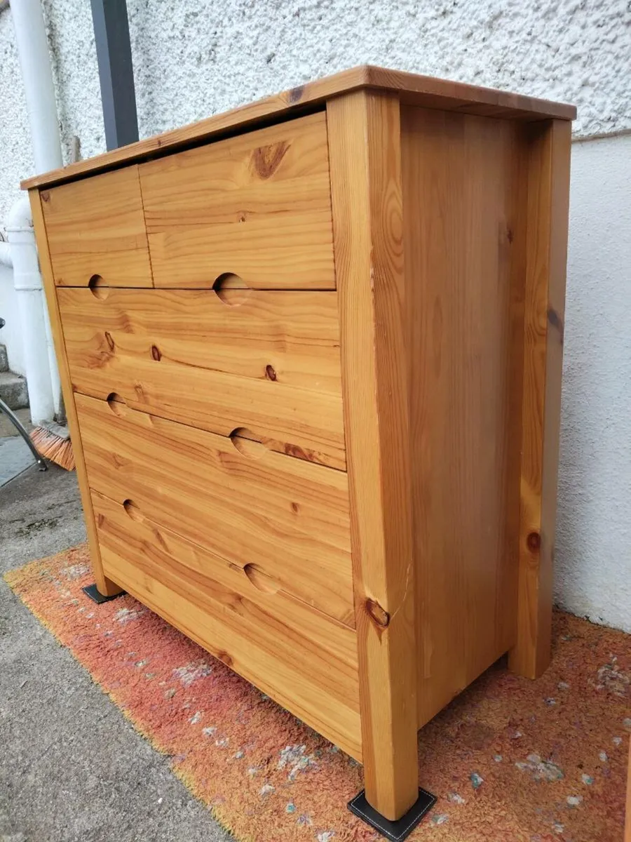 Pine Chest of Drawers - Image 2