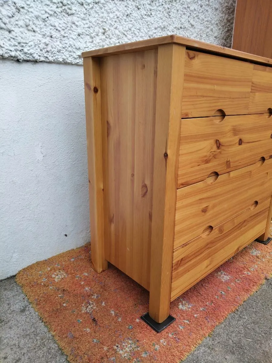 Pine Chest of Drawers - Image 3