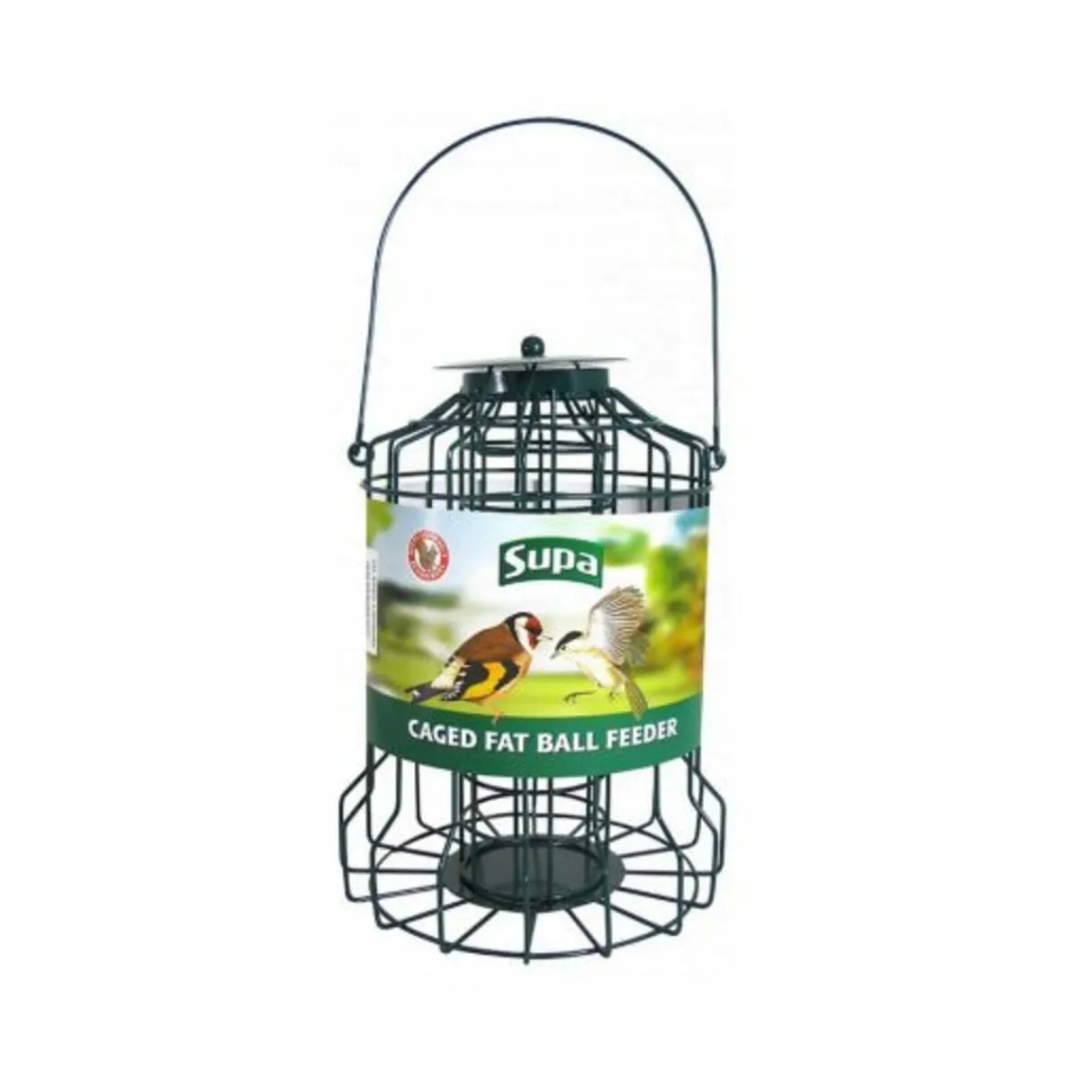 Bird Supa Caged Fat Ball Feeder - Image 1