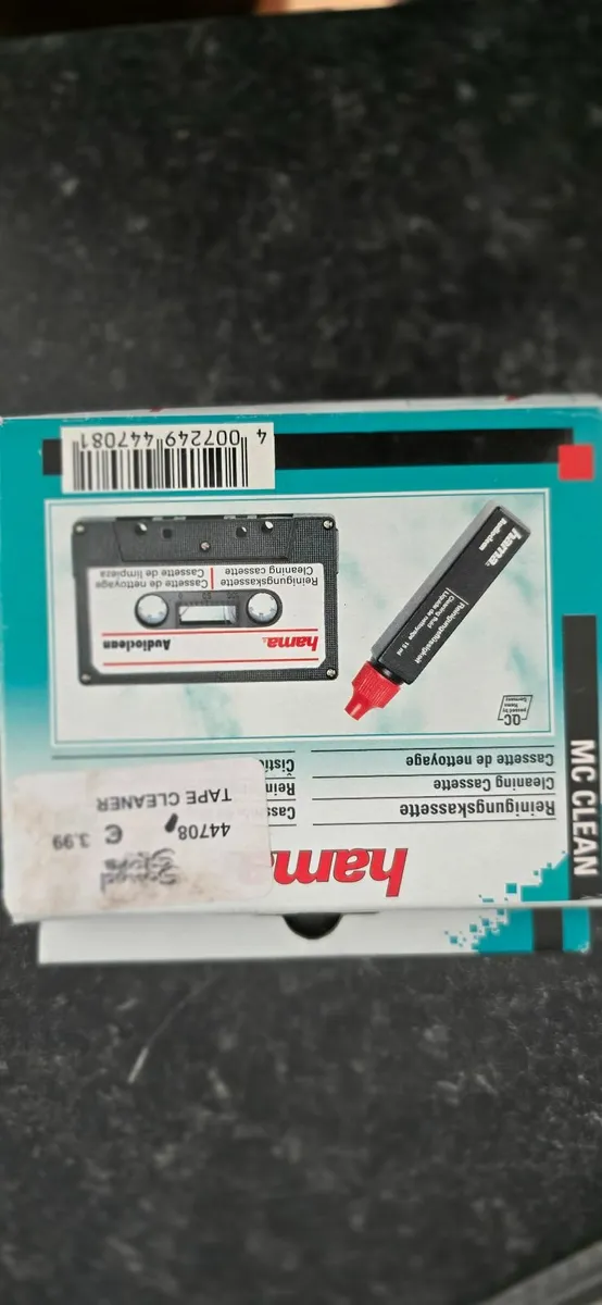 TAPE HEAD CLEANING KIT ORIGINALLY PACKED HAMA '90 - Image 2