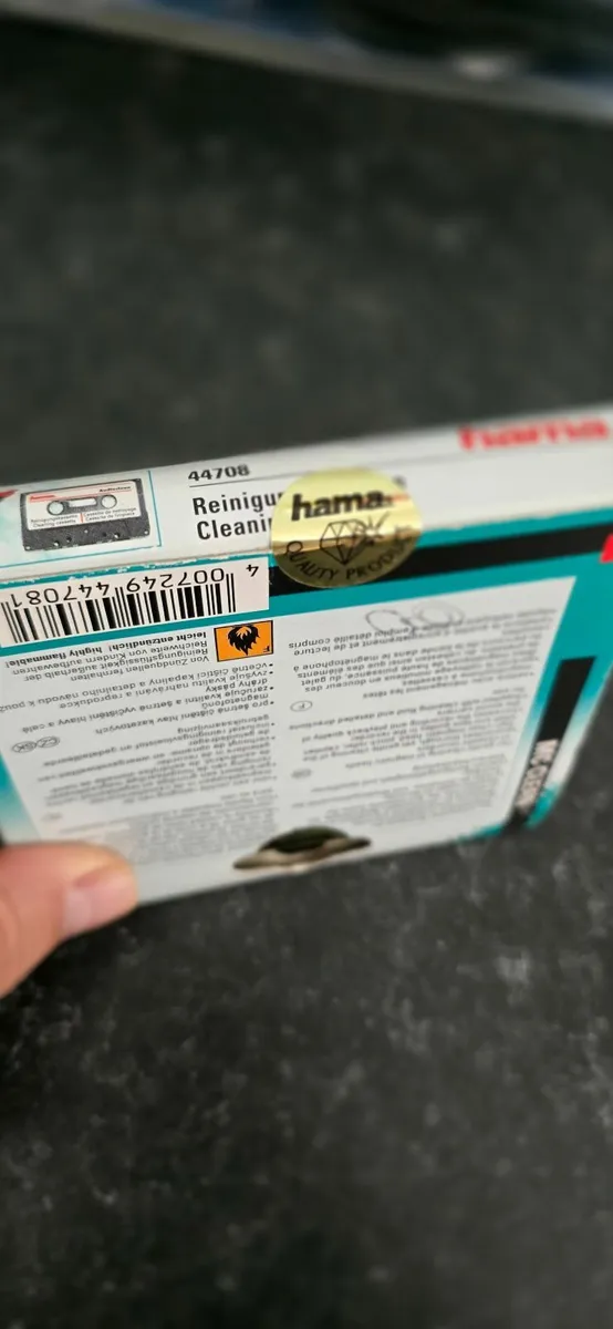 TAPE HEAD CLEANING KIT ORIGINALLY PACKED HAMA '90 - Image 3