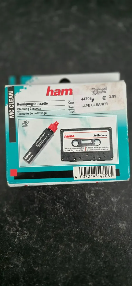 TAPE HEAD CLEANING KIT ORIGINALLY PACKED HAMA '90 - Image 1