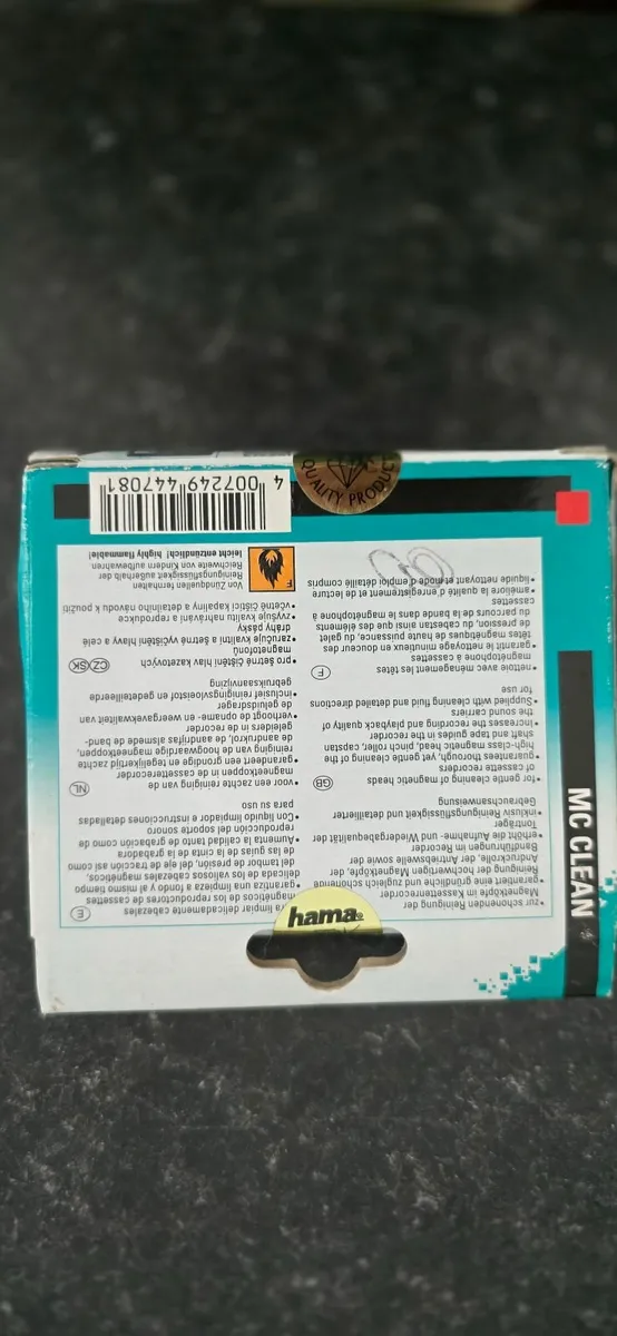 TAPE HEAD CLEANING KIT ORIGINALLY PACKED HAMA '90 - Image 4