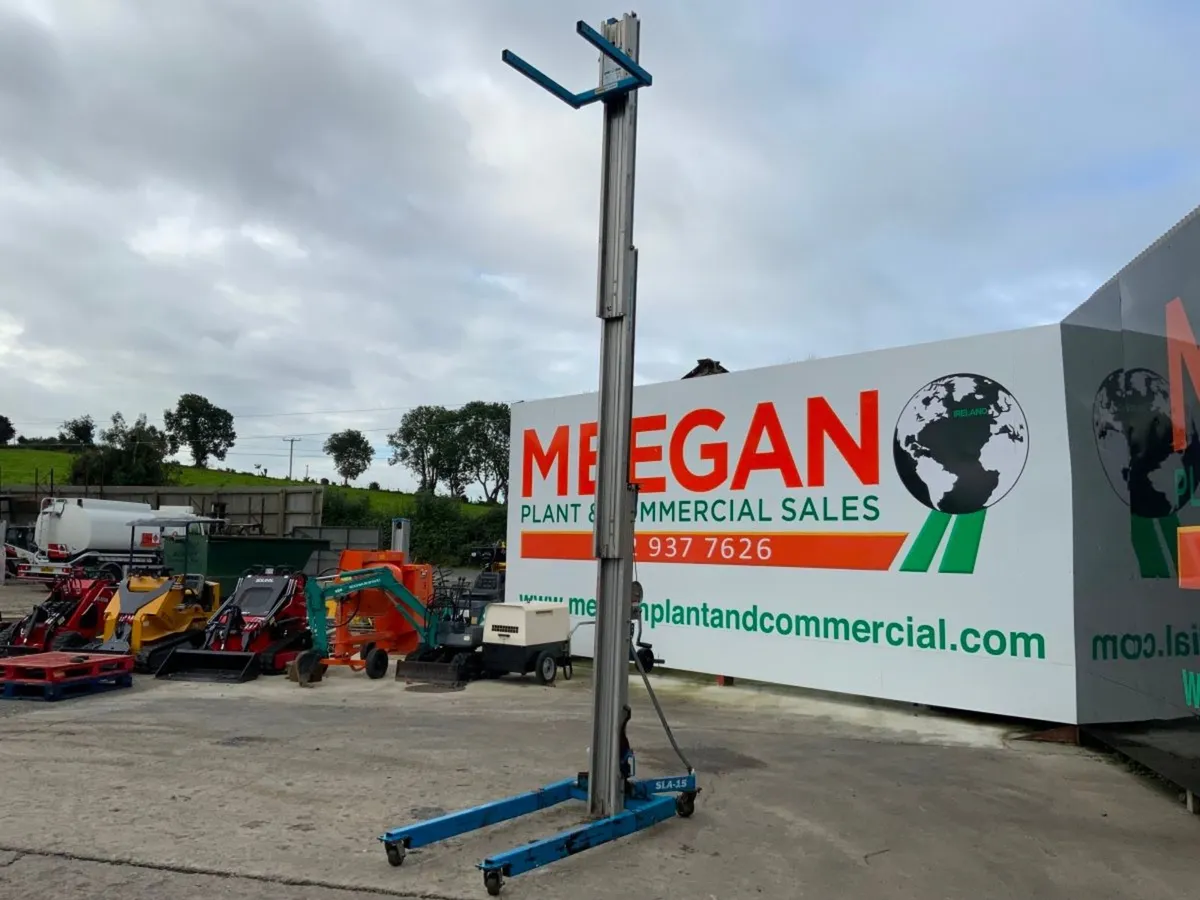 2013 GENIE SLA-15 MATERIAL HOIST / LIFT.......907 - Image 3
