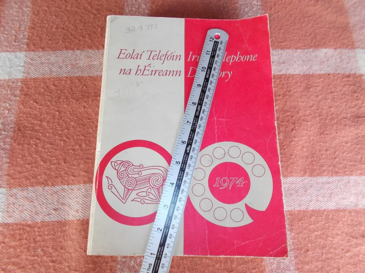 Rare 1974 P&T Irish Telephone  Book - Image 1