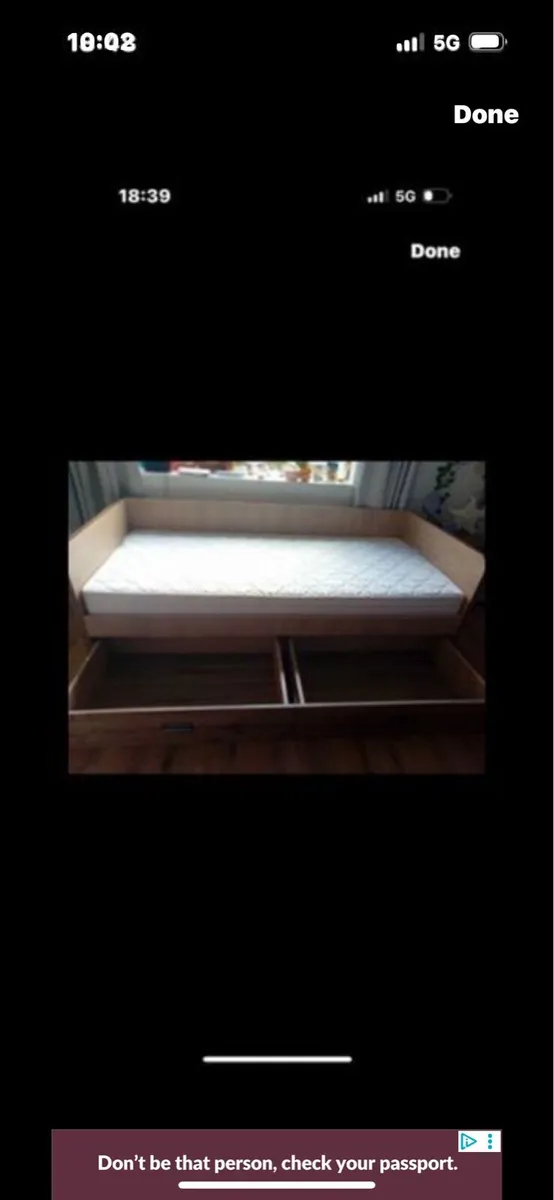 Bed and mattress - Image 3