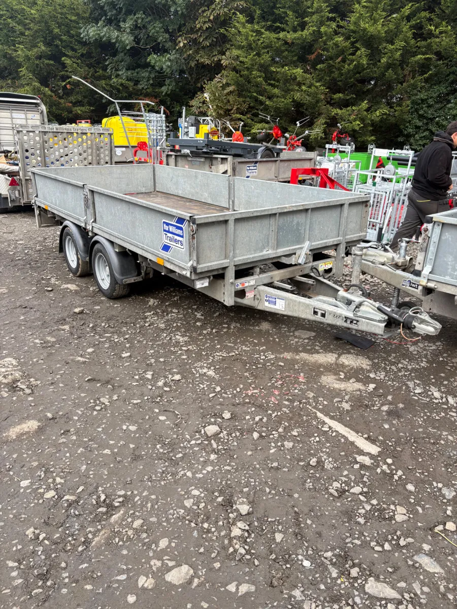 2023 Ifor Williams 12ft dropside trailer - Image 1