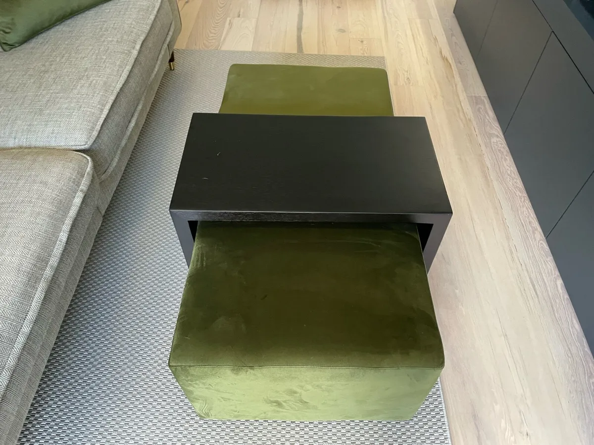 Bespoke sofa + ottomans - Image 3