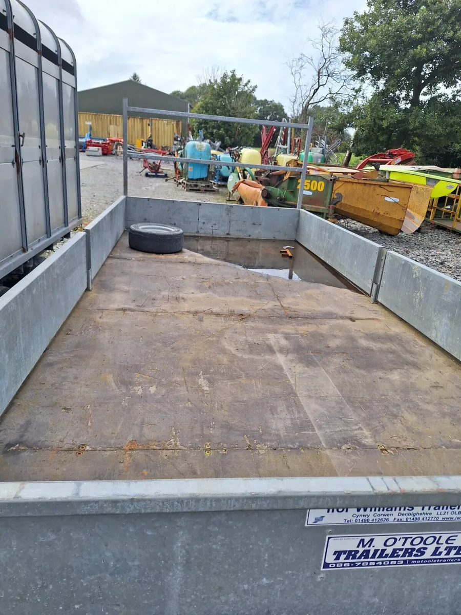 Ivor Williams 14ft Tri Axle Flatbed Trailer - Image 1