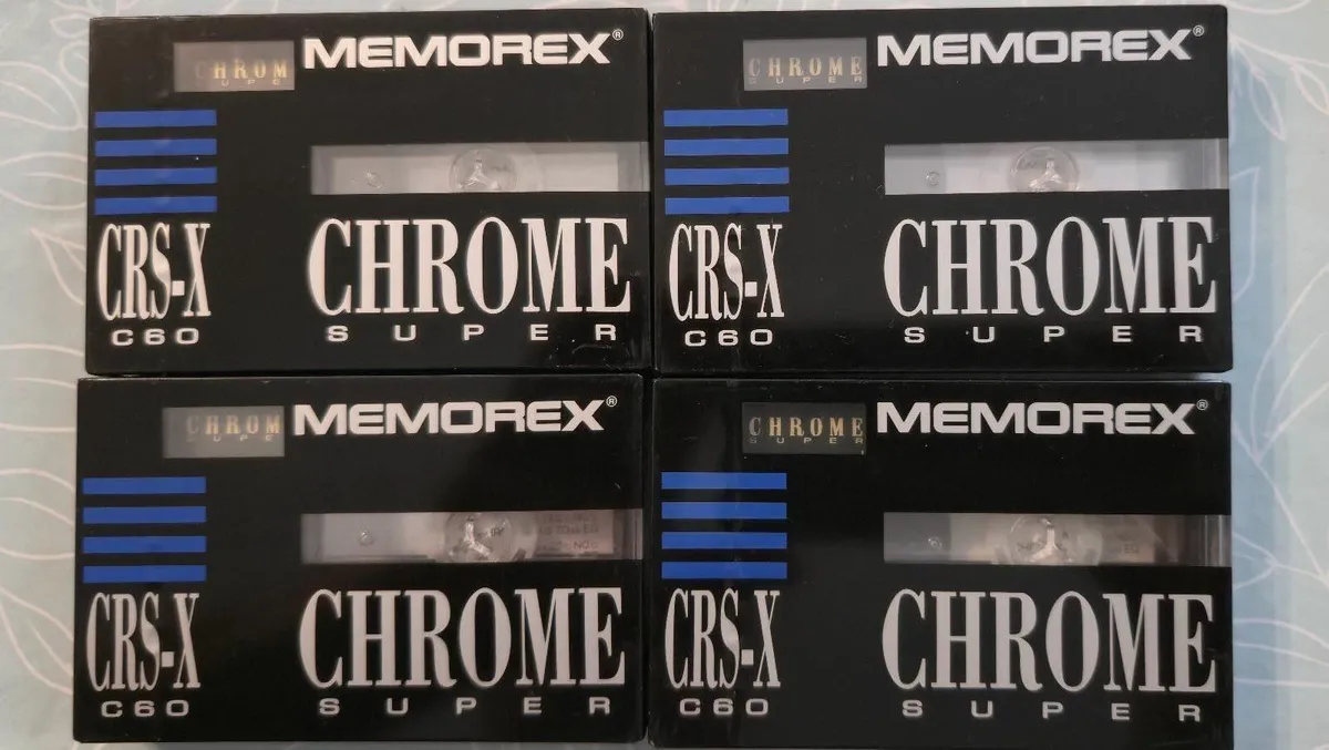 NEW MEMOREX CRS-X 60 SUPER CHROME TAPE CASETTE - Image 1